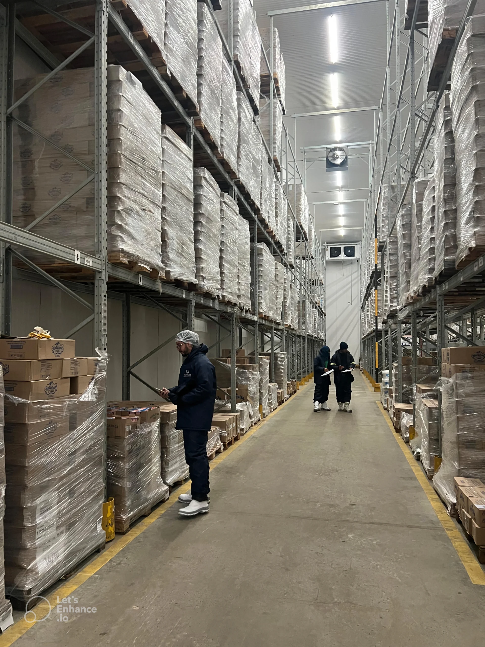 Visão geral do centro de distribuição